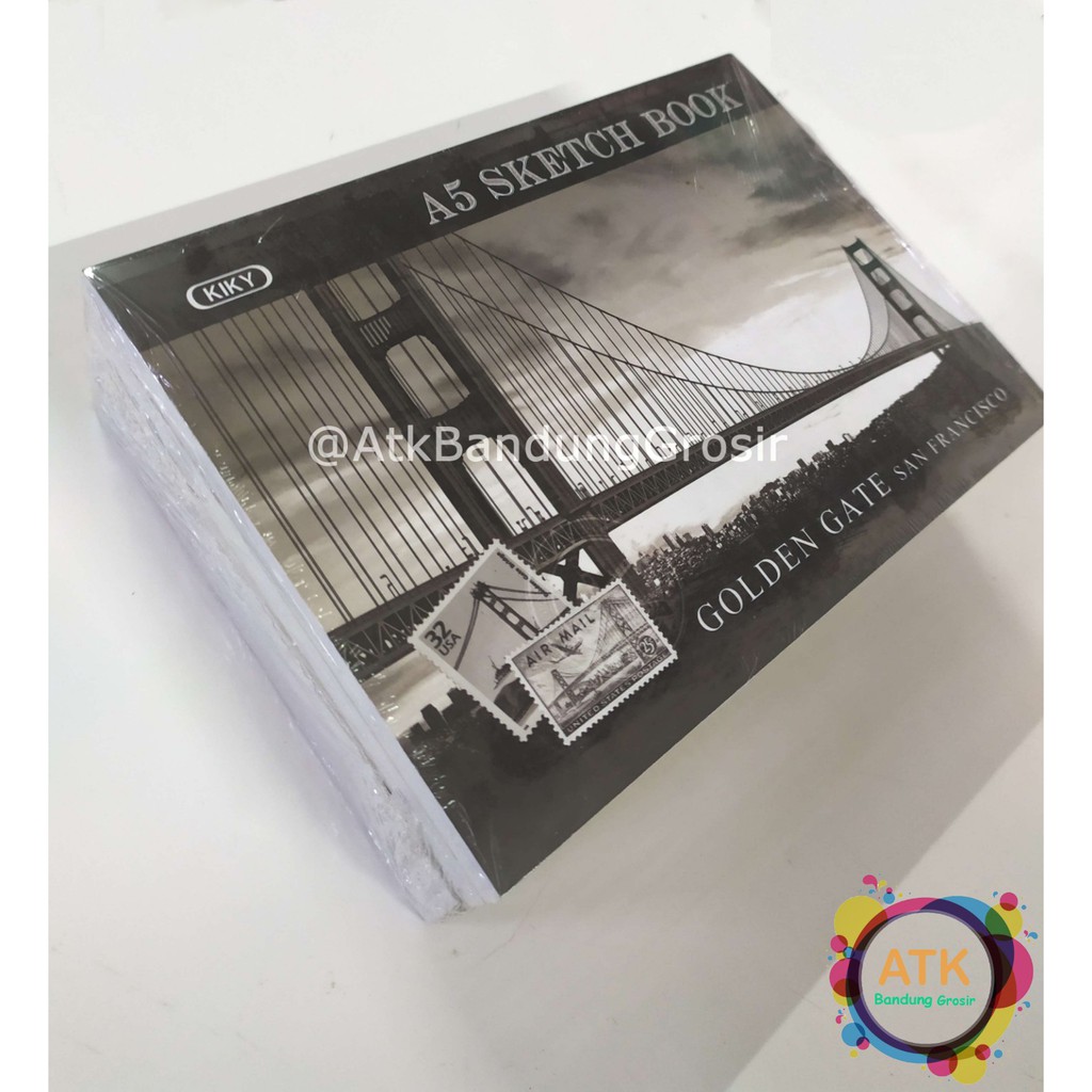 KIKY A5 Sketchbook ukuran A5 Isi 50 lembar Buku Sketsa-1