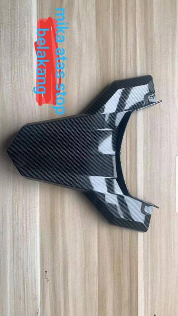 Cover stop lampu belakang carbon beat fi esp/ cover ducktail belakang lampu stop beat fi esp new