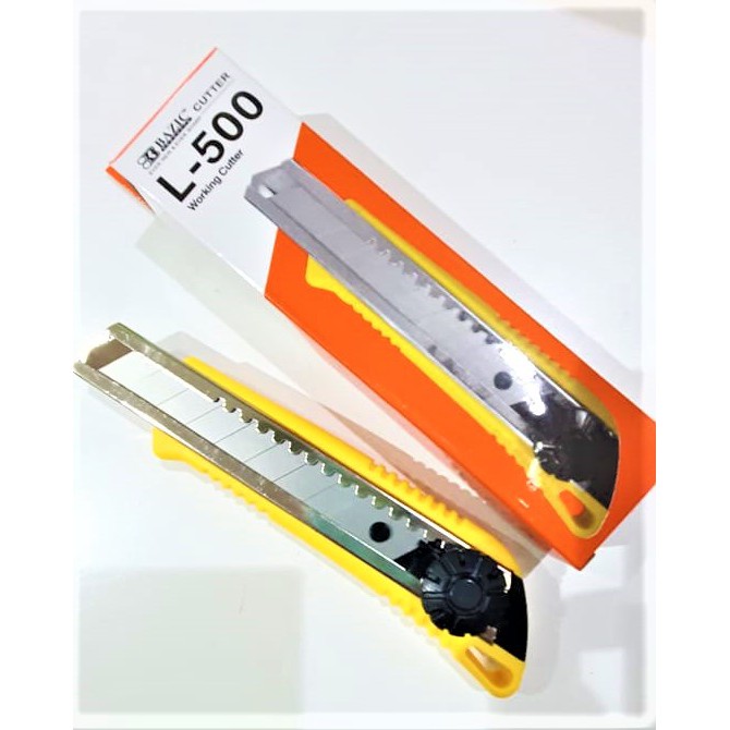 

PISAU CUTTER KATER BESAR L-500 18 MM PEMOTONG BAZIC