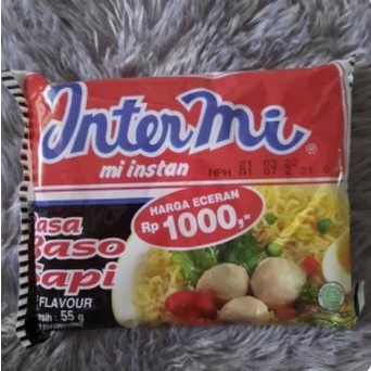 

Mie Intermie / Mie Intermi Rasa Baso Sapi 55g