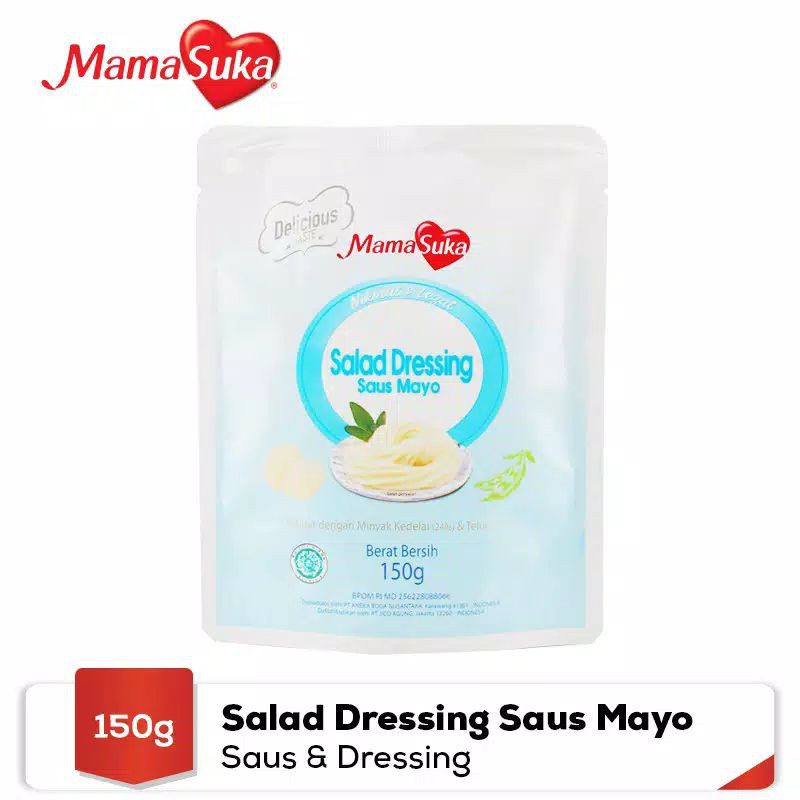 mamasuka salad dressing saus mayo 150 gram