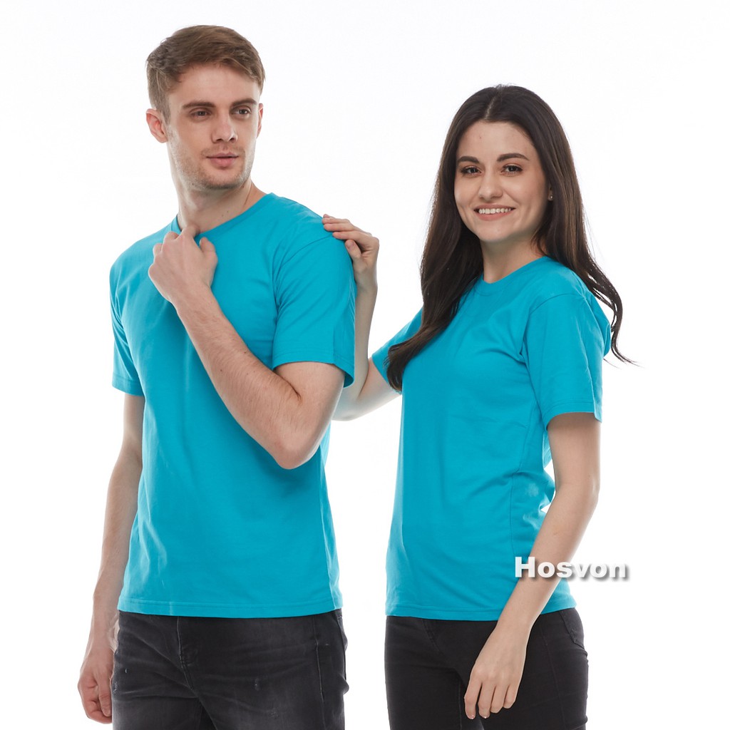 TOSCA Lengan Pendek COTTON COMBED 20s (PRIA &amp; WANITA)