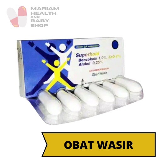 Superhoid Suppo - Obat Wasir Luar dan Dalam Peluru Ambeien