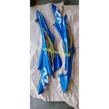 COVER BODY DEK BODI BELAKANG SUZUKI SATRIA FU FL FACELIT FACE LIFT FACELIFT BIRU GP PLUS STICKER BAH