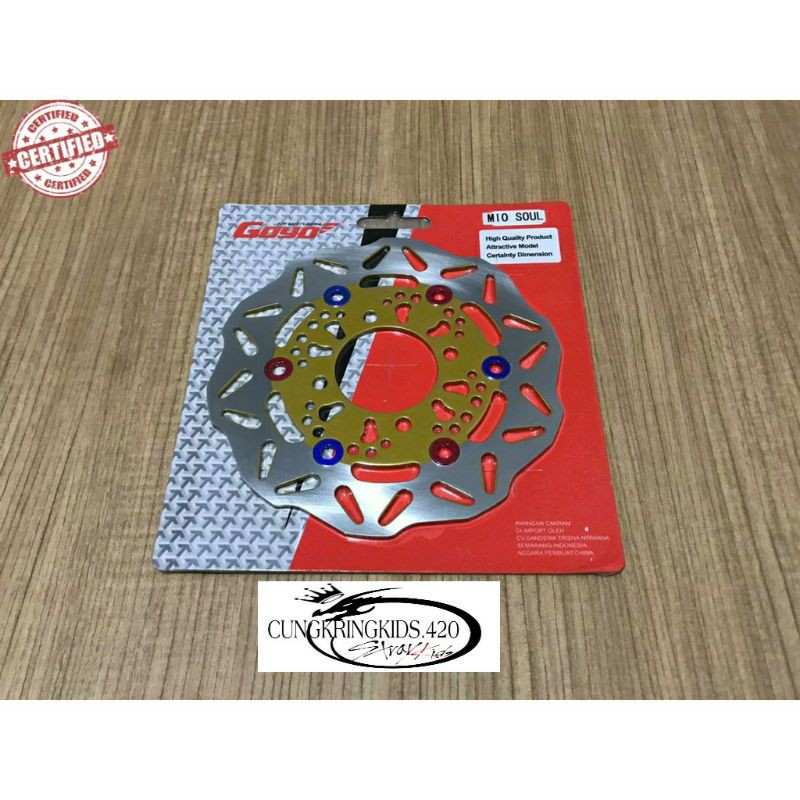 Piringan cakram disc Mio smile/garnis/sporty/soul karbu/xeon karbu / xeon rc / xeon gt / xride karbu