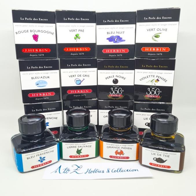 

[COD] Herbin 30ml Bottle Fountain Pen Ink Refill Diamine Sailor Pilot J STOK TERBATAS Kode 41