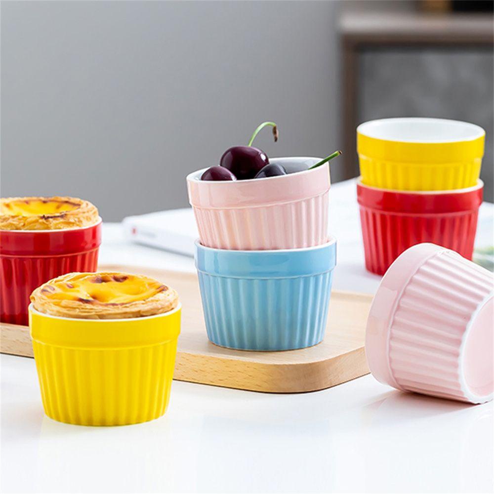 Solighter Pudding Cup Baking Bowl Mangkok Dessert Kue Mangkok Panggang Puding