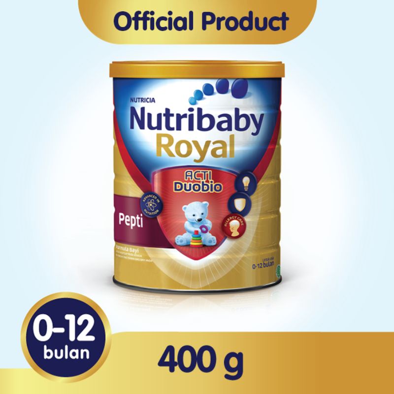 nutribaby royal pepti bebas laktosa | 400gr PEPTI