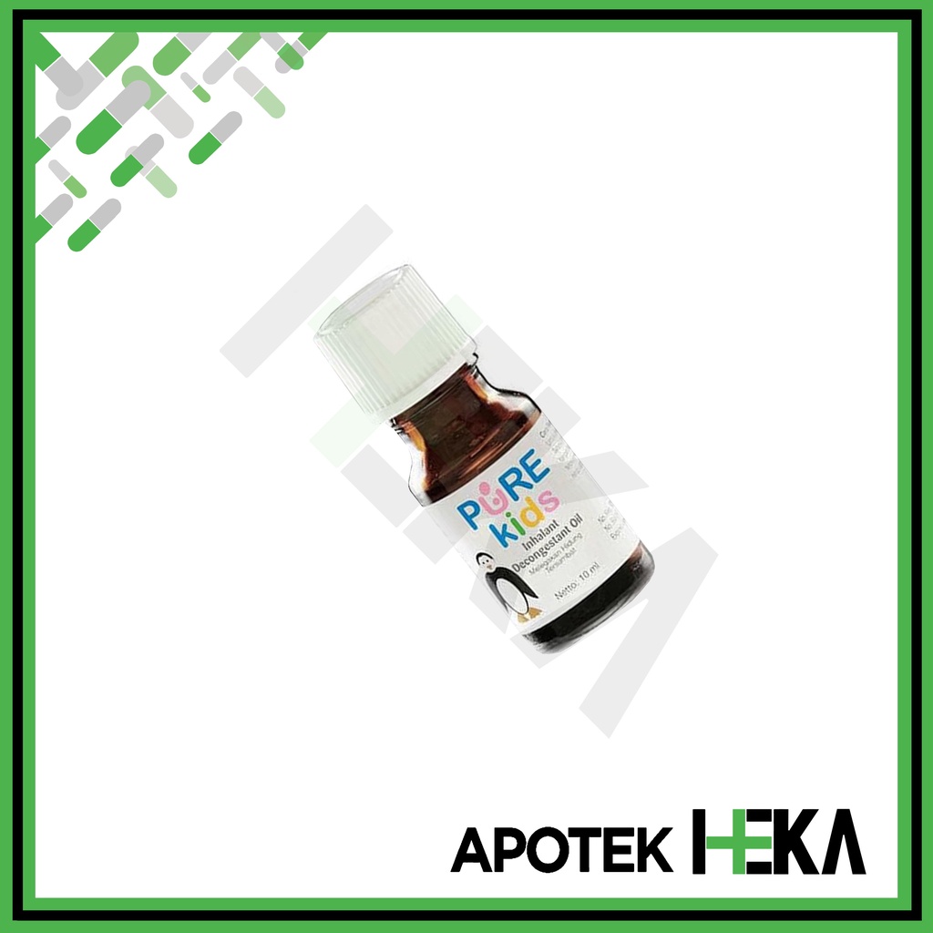 Pure Kids Inhalant Decongestant Oil 10 ml - Mengatasi Hidung Tersumbat (SEMARANG)