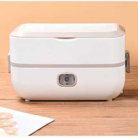 Kotak Makan Pemanas Elektrik Heating Bento Box 1 Layer - DFH-C01 - White