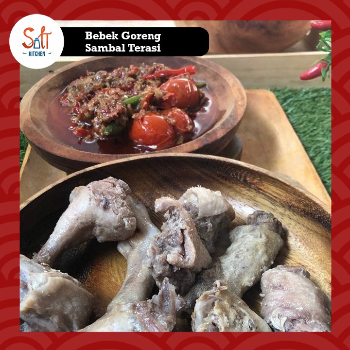 

Bebek Goreng + Sambel Terasi