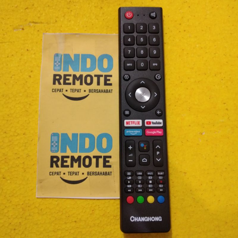 REMOTE TV CHANGHONG ORIGINAL ANDROID