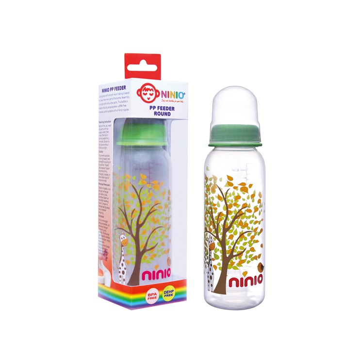 Botol Susu Ninio PP Feeder Round 240ML Botol Susu Bayi