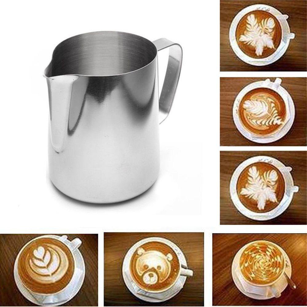 [Elegan] Milk Jugs Cafe Dapur Mug Botol 150ML Barista Pot Craft Espresso Cup Frothers