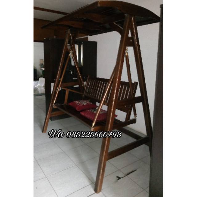 Ayunan kayu jati,bandulan minimalis