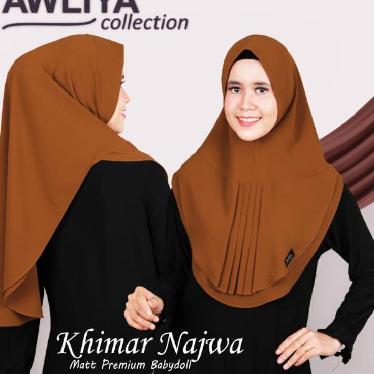 4.4 KHIMAR  NAJWA ORI AWLIYA  ceruty Babydoll premium