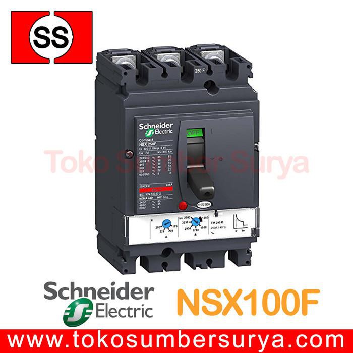 Saklar / Mccb Nsx100F / Breaker Nsx100F Schneider 3P 100A