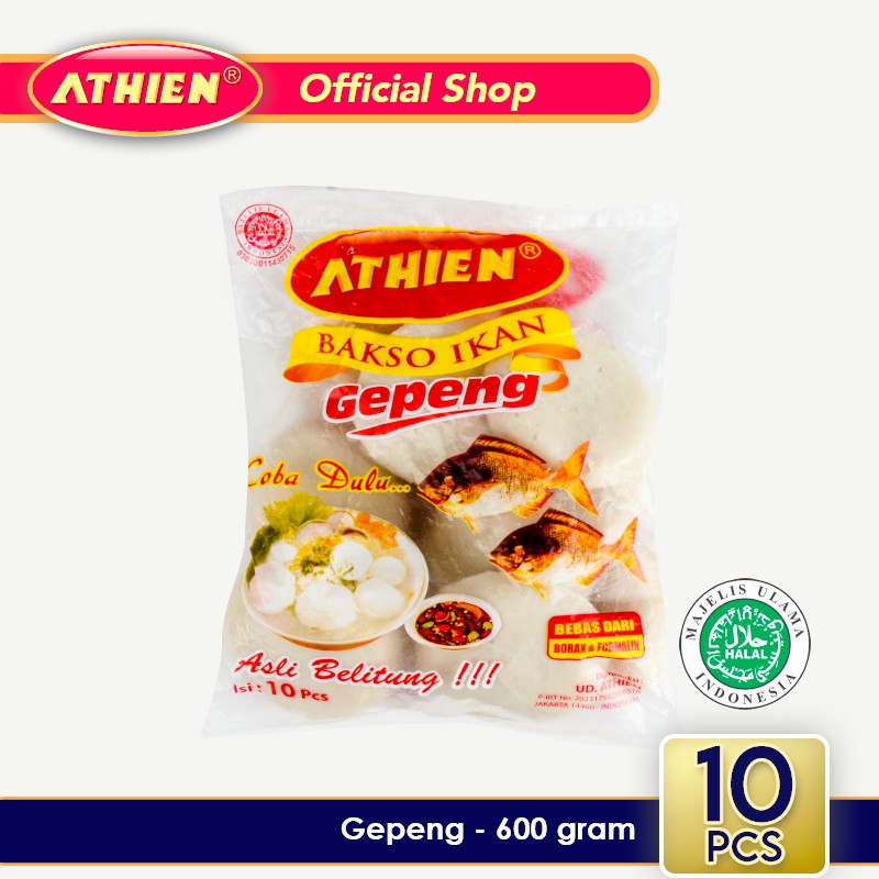 

Athien - Bakso Gepeng Ikan Asli Belitung / 600 gram