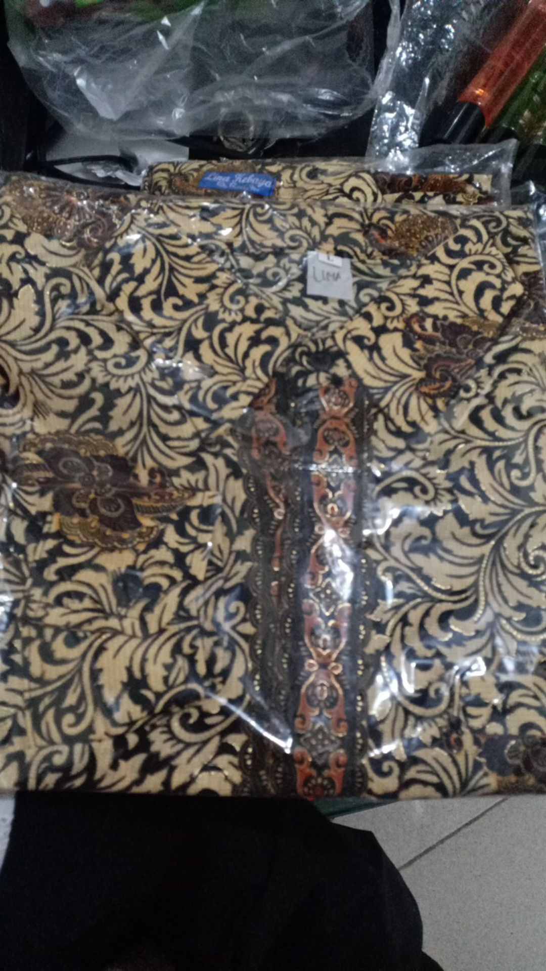 Kemeja Batik Panjang Motif Melati/kemeja Batik Melati Gold/kemeja Batik Murah/kemeja Murah / Kemeja