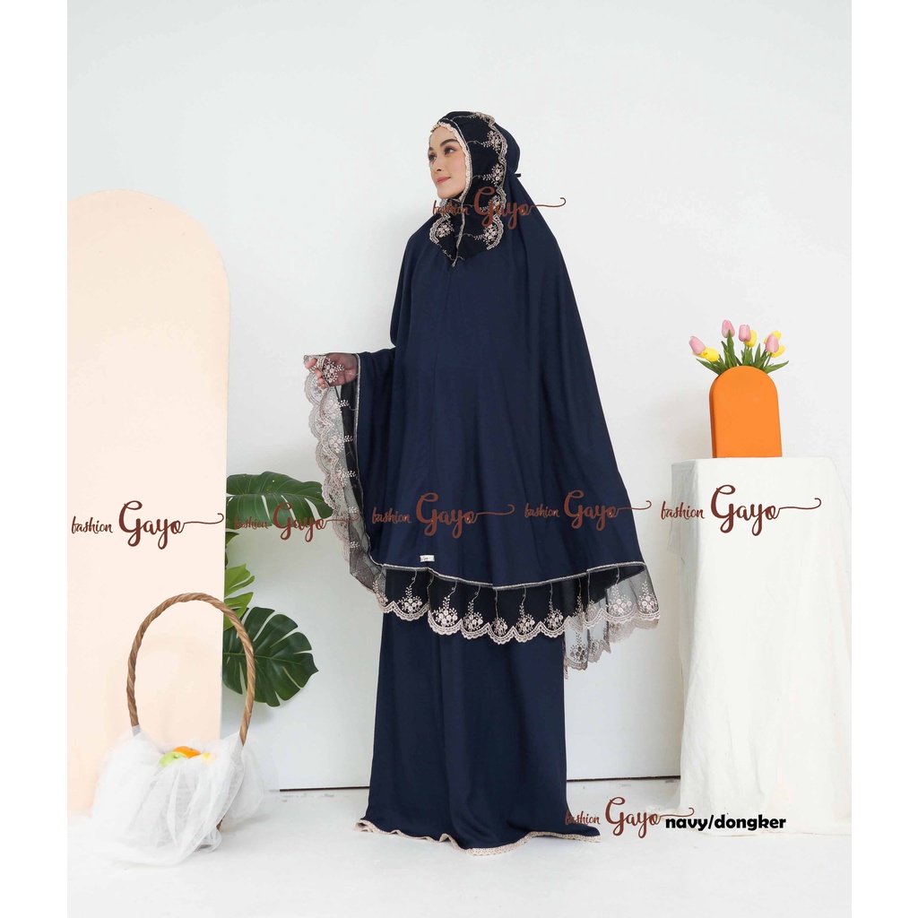 Mukena katun rayon polos Nahlaseries