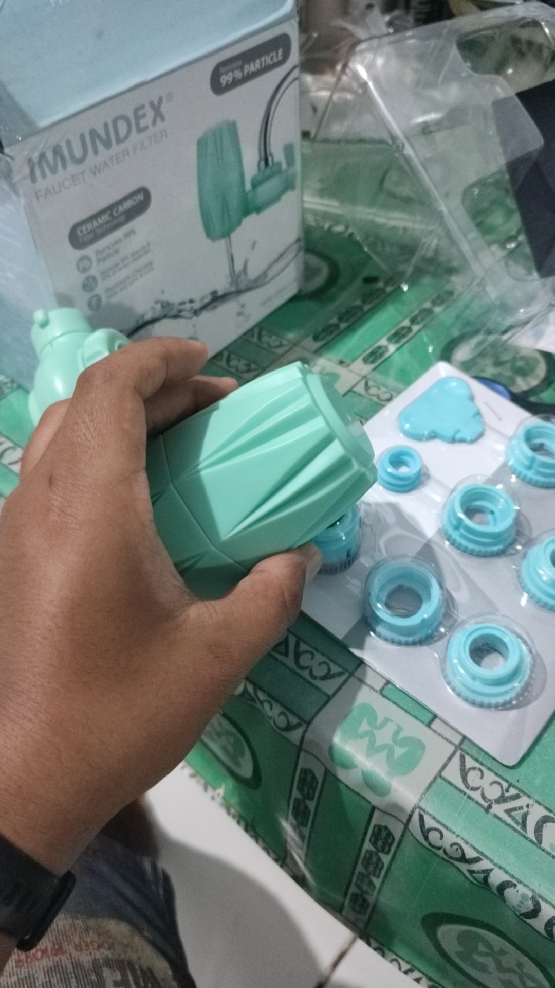 Imundex Pemurni Air Kran Filter Kran Dapur Masak Bayi Anak Keran Shower