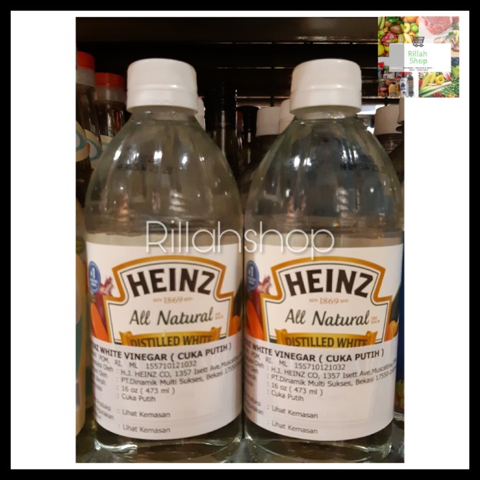 

DISTILED WHITE VINEGAR HEINZ / CUKA PUTIH 160 Z 473 ML
