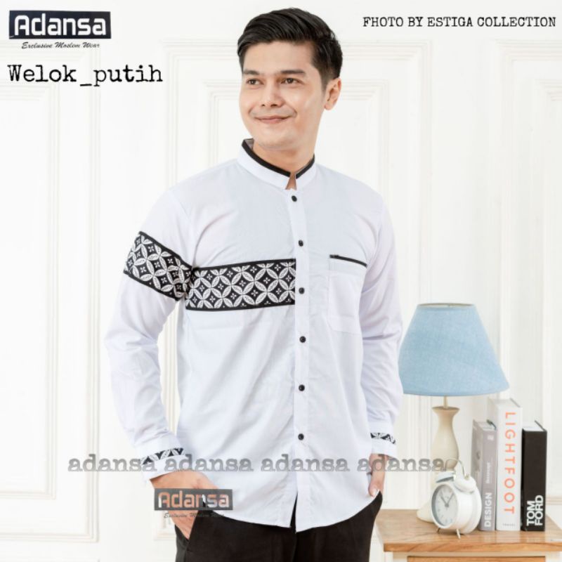 Baju Koko Hadroh Koko Muslim Best Seller Motif Terbaru