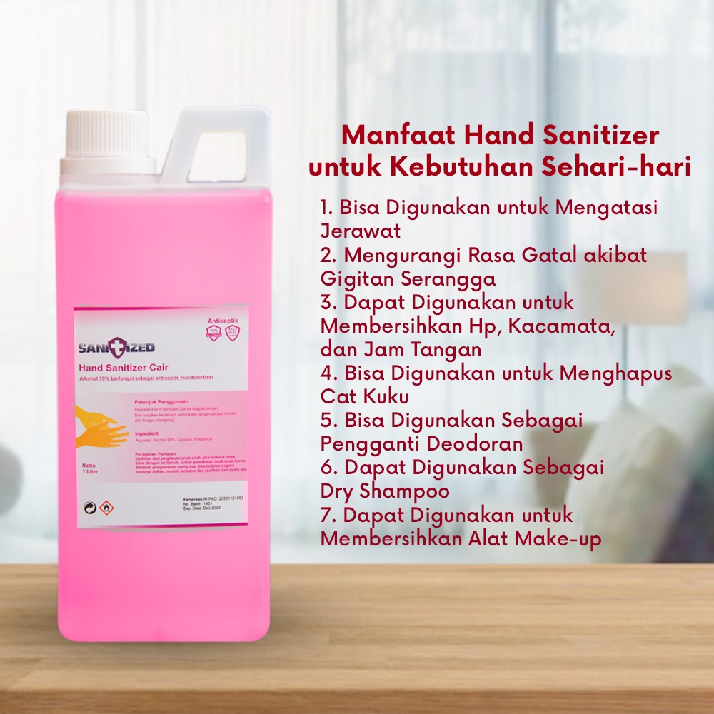 [Ready Stock] Hand Sanitizer Cair 1 Liter Ready Stok Langsung Order Saja