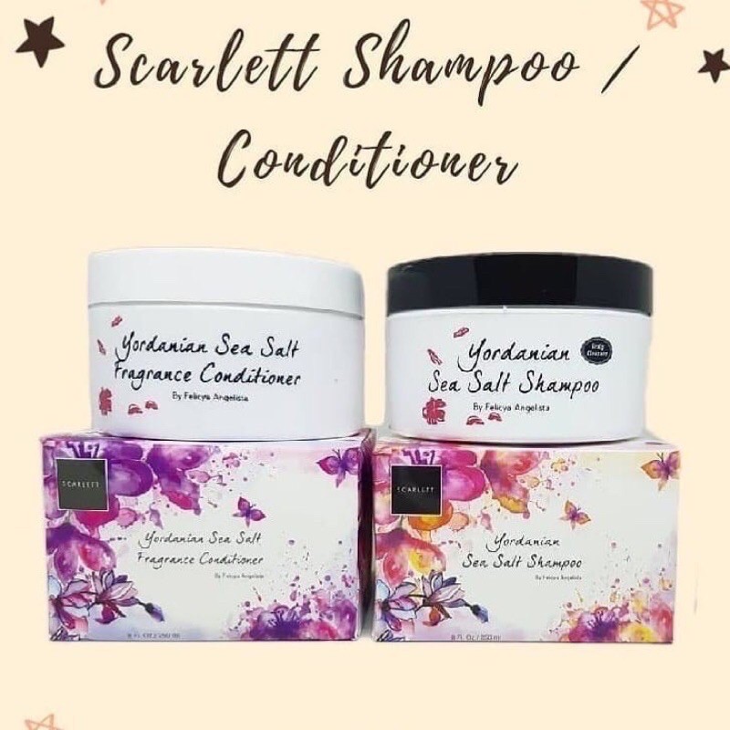 ✿ELYSABETHME✿ ░s░c░a░r░l░e░t░t░ scarlett HAIR CARE shampoo dan conditioner shampo penumbuh rambut anti rontok by felicia evangelista