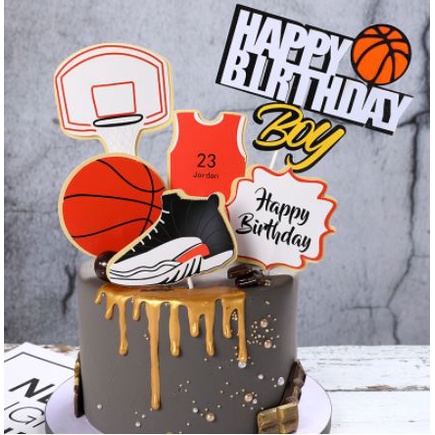 Set TOPPER kue BOY Hiasan Kue Ultah SPACE SOCCER BASKETBALL ASTRONOT
