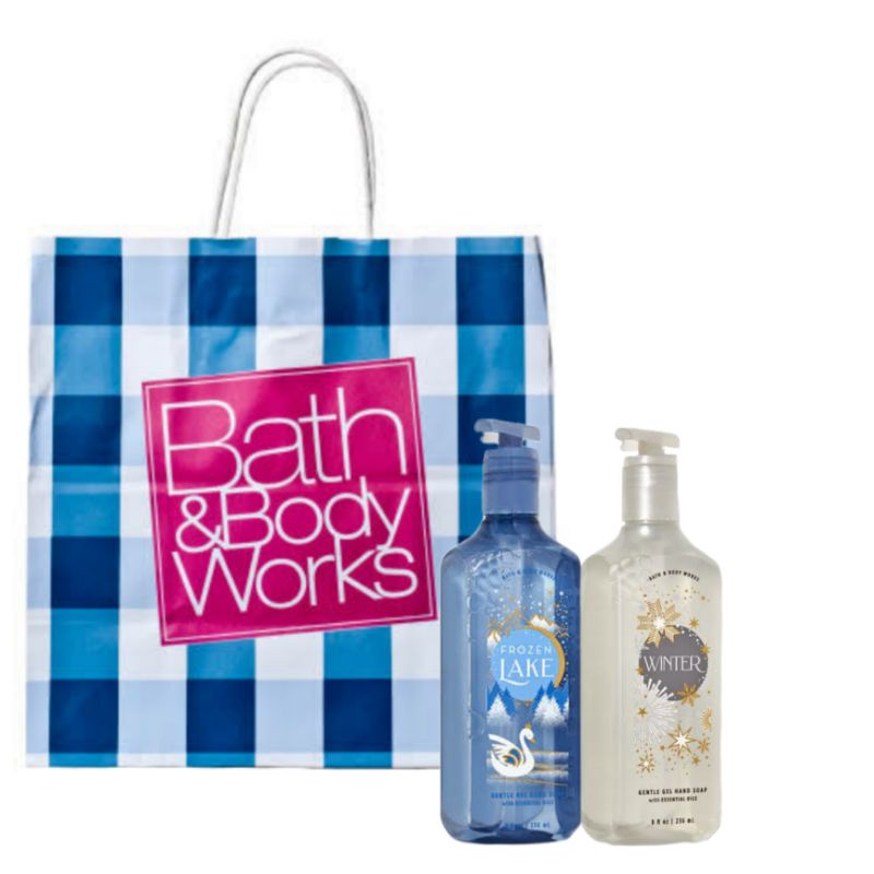 BBW WINTER FROSTED COCONUT SNOWBALL FROZEN LAKE GENTLE FOAMING GIFT SET PAKET BATH &amp; BODY WORKS