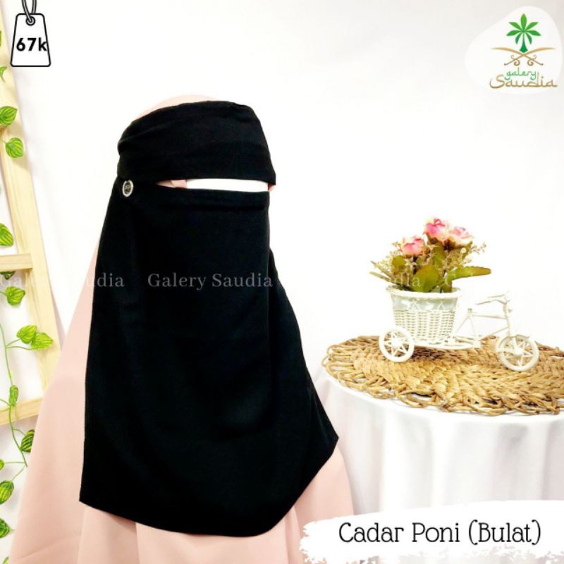 niqob poni/cadar poni