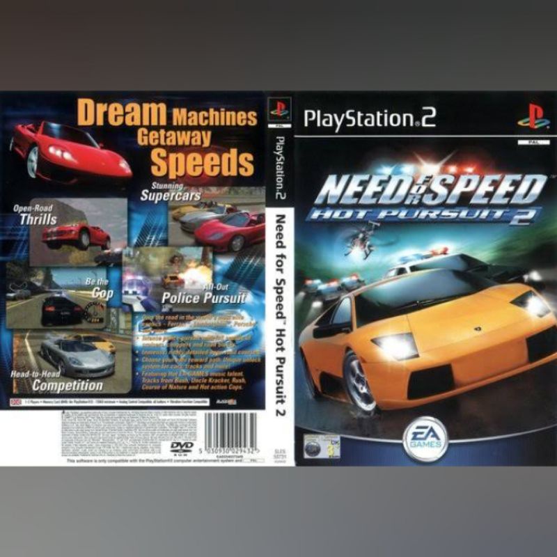 Kaset Ps 2 NEED FOR SPEEE HOT PERSUIT 2