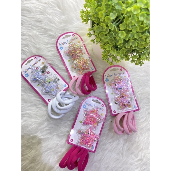 JEPIT PASANG MOTIF SET KUNCIRAN POLOS IMPORT