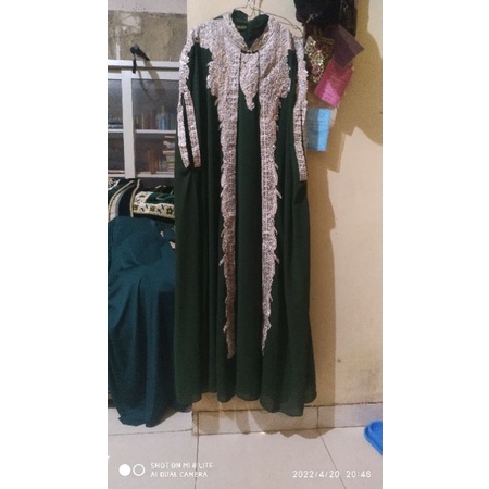 kaftan Nadia + Gamis Manset +Turban Original Butik