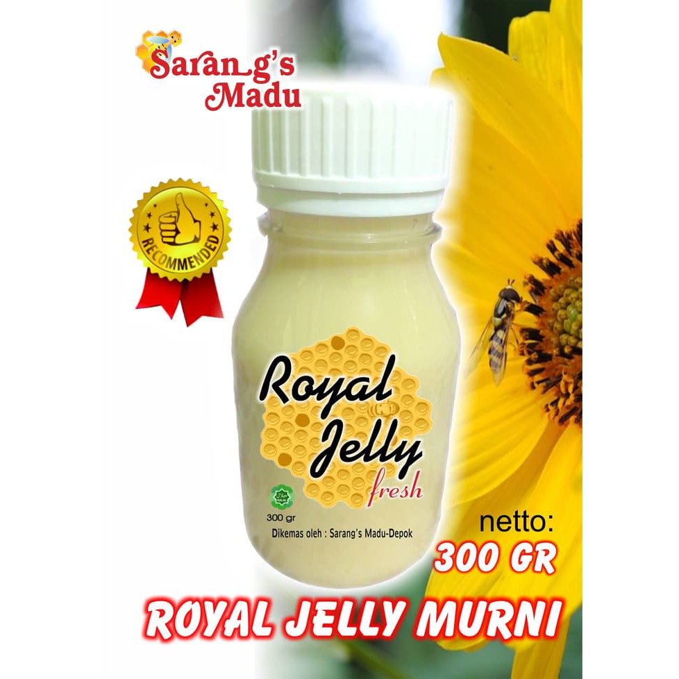 

Madu Alami Asli ROYAL JELLY MURNI 300gr HARGA GROSIR