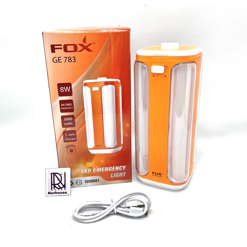 LAMPU EMERGENCY FOX 783