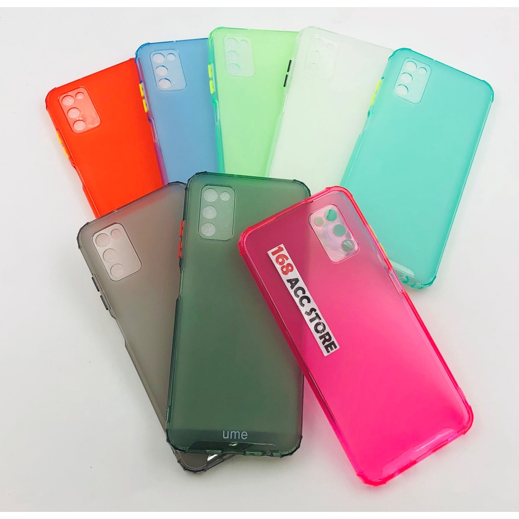 SILIKON SAMSUNG A03S CASE WARNA / SOFT CASE SAMSUNG A03S UME RAINBOW