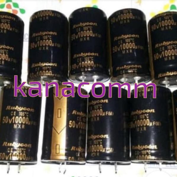 MARI BELI ELCO 10000uf 50v RUBYCON SUPER ORIGINAL
