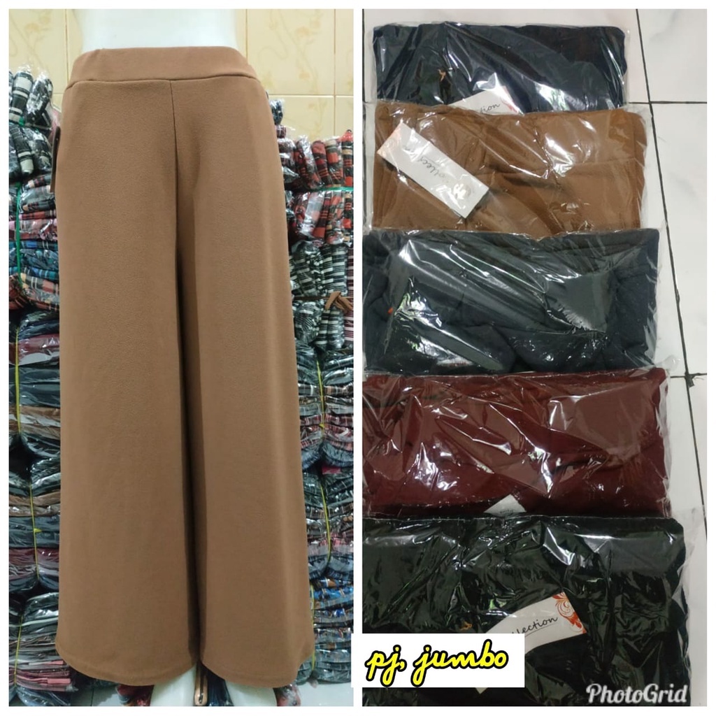 Kulot Waffle Crepe Highwaist / Celana Panjang Wanita Kulot/ Celana Wanita