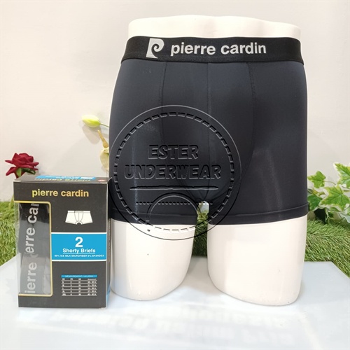 Pierre Cardin Celana Boxer Pria Bahan Ice Silk Microfiber PC 699 Isi-2Pcs