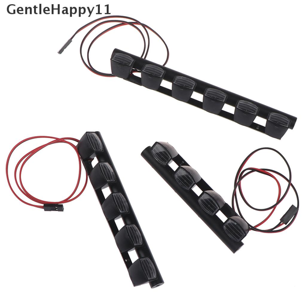 Gentlehappy Ultra Bright Lamp LED Roof Light Bar Dengan Lampu Sorot 4per5per6 Untuk 1per10mobil RC