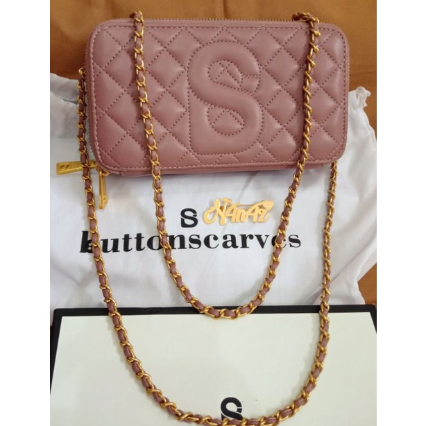 ⛔sold⛔Buttonscarves Yura Bag mahogany