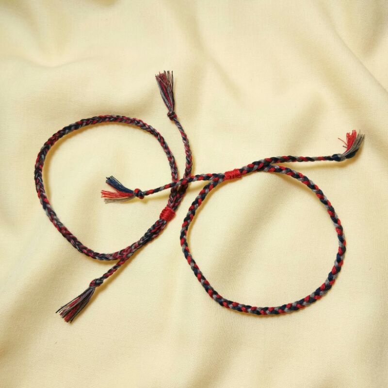 Gelang tali handmade kepang