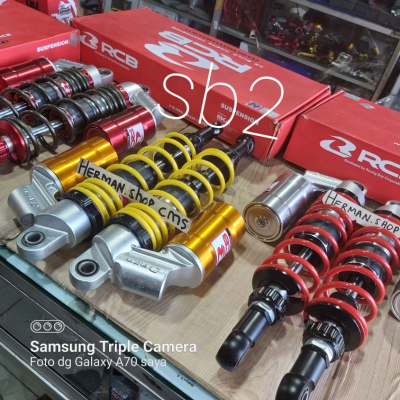 Shockbreaker RCB MB2 Black Premium Rx king - Tiger - Supra - karisma - GL - Jupiter z 1 - Vega R - Fizr - Supra Fit - shogun - smash - Motor Bebek  Shock rcb sb2 Jupiter - Fizr - Rx king - Tiger - Supra - karisma / shockbreaker rcb sb2 rx king tiger 350mm