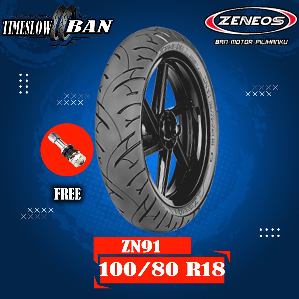 Ban Motor MOGE (Motor Batangan) // ZENEOS ZN91 100/80 Ring 18 Tubeless