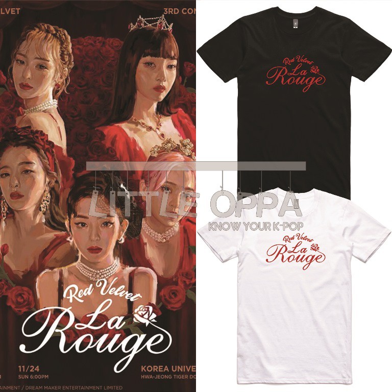 T-SHIRT KAOS RED VELVET LA ROUGE