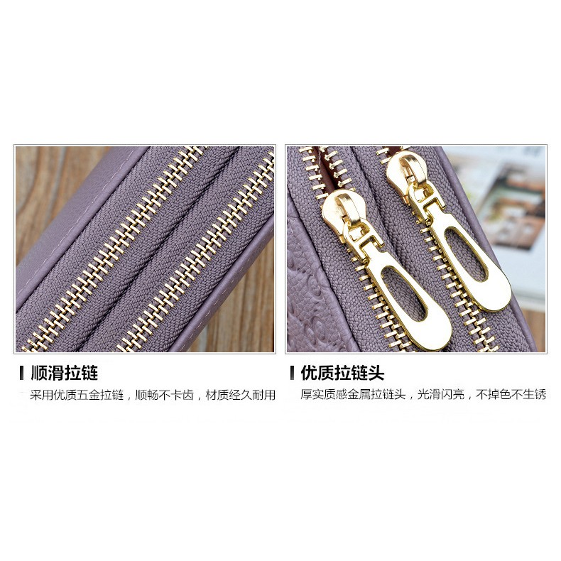 Dompet Panjang Wanita Import JX 650 - Dompet Wanita Fashion - Dompet 2 Layer - Tas Import Murah