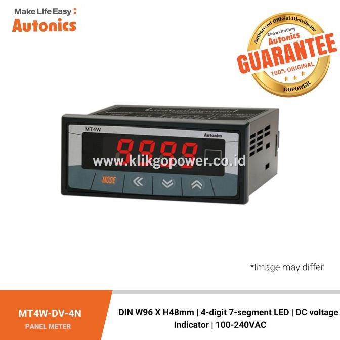 AUTONICS PANEL METER MT4W-DV-4N