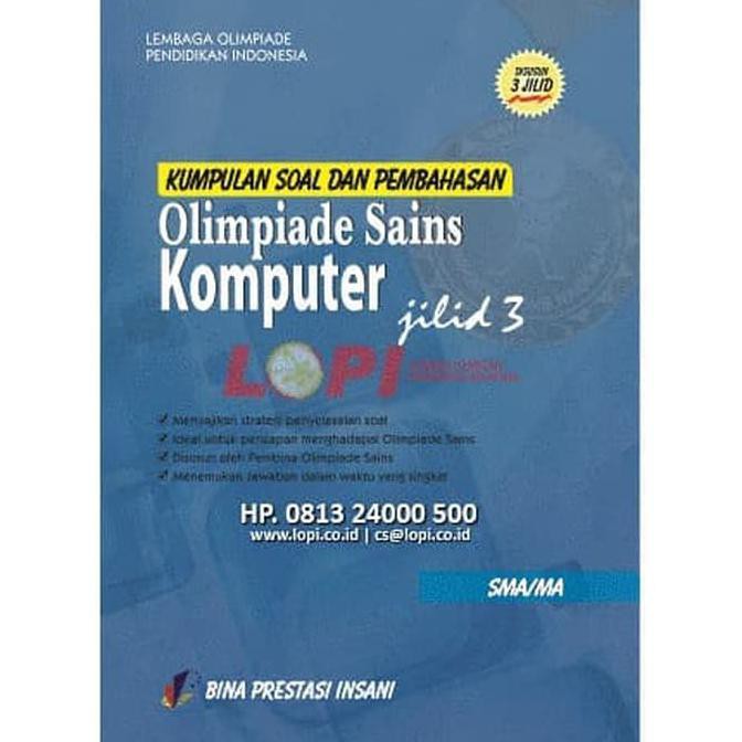 Kumpulan Soal Dan Pembahasan Olimpiade Komputer Jilid 3 Shopee Indonesia